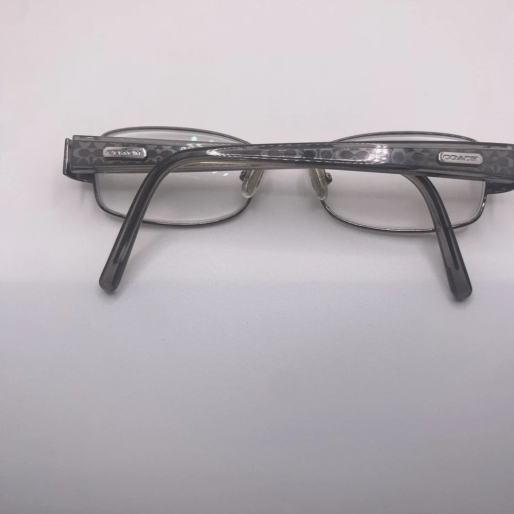 Coach Eyeglasses Women FRAME ONLY Gemma Full Rim 49-16-135 Dark Gun Metal 878